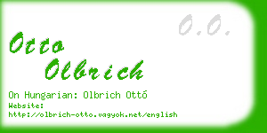 otto olbrich business card